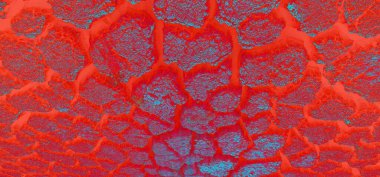 Kuru toprağın soyut renkli sunumu