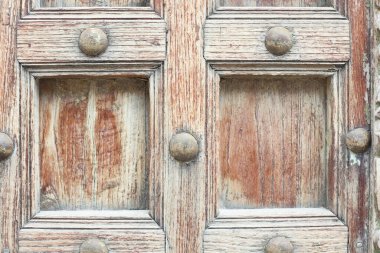 Türkiye 'de antik bir ahşap kapı