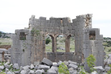 Akoren (Aladaglar) Church Ruins in Turkey clipart
