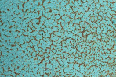 mavi boya su topladı ve sert metal yüzey