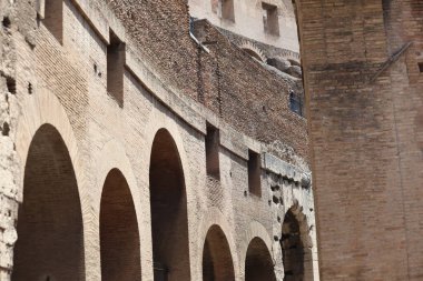 Tarihi Kolezyum Harabeleri. Antik Roma İhtişamı