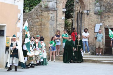 Barbarossa San Quirico d 'Orcia Festivali, Toskana, İtalya