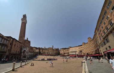 Siena Piazza del Campo: Palio At Yarışı
