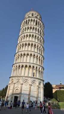 İtalya 'da Iconic Leaning Tower of Pisa