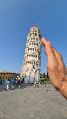 İtalya 'da Iconic Leaning Tower of Pisa