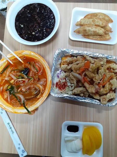Dishees Korejské Tradiční Potraviny — Stock fotografie