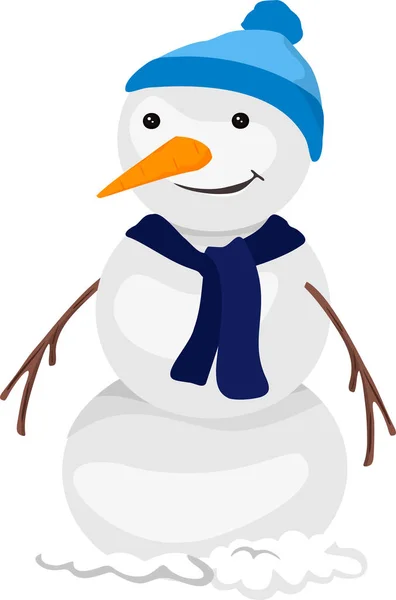 Різдвяний Сніговик Особливості Легко Редагувати Векторні Файли Cmyk 300 Dpi Ліцензійні Стокові Ілюстрації