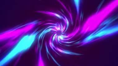 Soyut gradyan parçacık dalgaları pürüzsüz bir şekilde yumuşak ışık ve bokeh soyut arkaplan animasyonu ile akıyor.. 