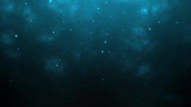 Temiz, yumuşak ve parlak arka plan animasyonu. Soyut bulanık çember güzel bokeh hareket tasarımı. Parçacıkları ve Dijital veri ağı bağlantıları olan 4K Dijital Siber Alanı.