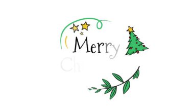 Mutlu Noeller, şenlikli ve davetkar bir sahne başlıyor. - 4K stok video, Sparkles ve Light