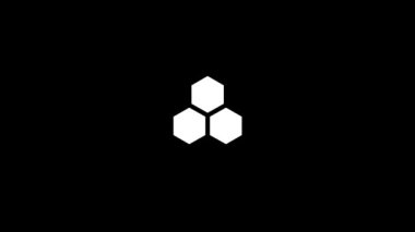 Canlandırılmış soyut şekiller simgeler minimalist ve basit stile sahiptir.