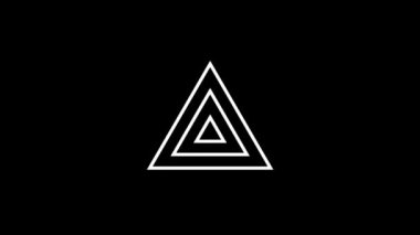 Canlandırılmış soyut şekiller simgeler minimalist ve basit stile sahiptir.