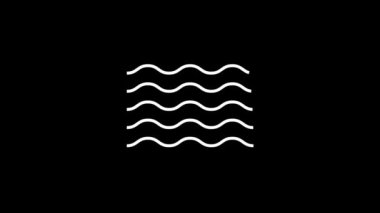 Canlandırılmış soyut şekiller simgeler minimalist ve basit stile sahiptir.