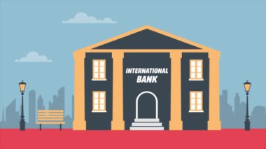 Güzel ve kusursuz döngü animasyon 4K Video Görüntüsü.