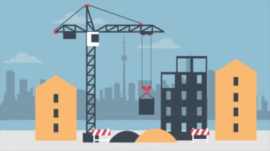 Güzel ve kusursuz döngü animasyon 4K Video Görüntüsü.