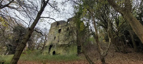 Harewood Castle Ruine Leeds West Yorkshire England — Stockfoto