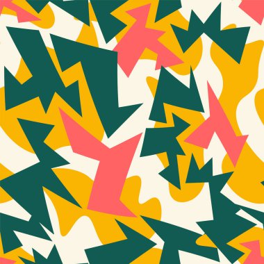 Kavisli geometri elementleri ile kusursuz soyut kentsel desen