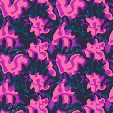 Dalga şekilli soyut renksiz desen