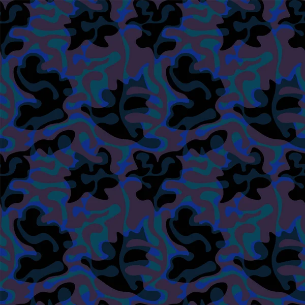波の形をしたシームレスなカラフルなパターン — ストックベクタ