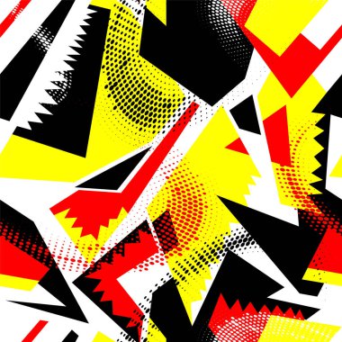 Kavisli geometri elementleri ile kentsel, pürüzsüz soyut desen