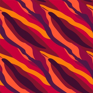 Dalga şekilli soyut renksiz desen