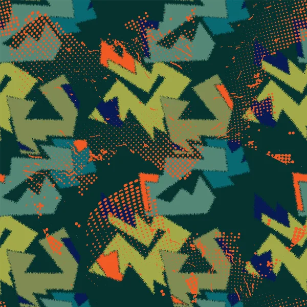 Modèle Géométrie Abstraite Urbaine Avec Des Éléments Géométriques Courbes Des — Image vectorielle