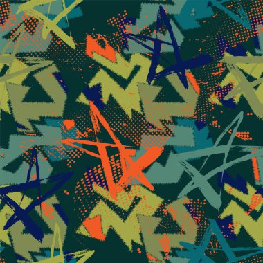 Kavisli geometri elemanları ve çizgileri olan şehir soyut geometri deseni