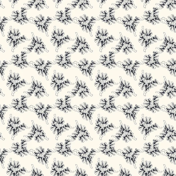 Унікальний Безшовний Малюнок Абстрактним Візерунком Ручної Намальованої Хвилі — стоковий вектор