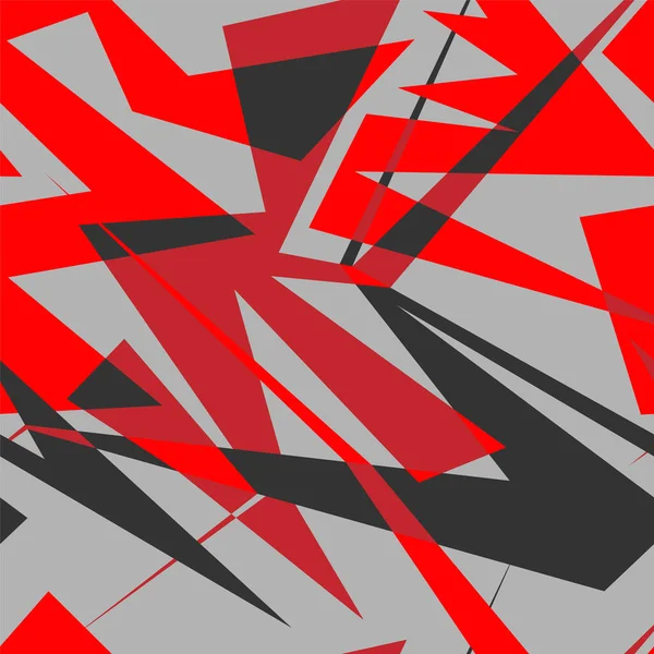 Modèle Abstrait Géométrie Inhabituelle Sans Couture Avec Des Éléments Géométriques — Image vectorielle