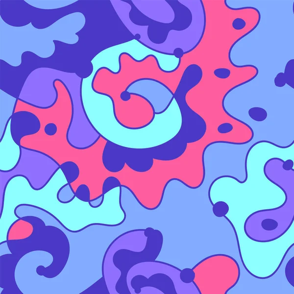 Abstraktes Farbenfrohes Nahtloses Muster — Stockvektor