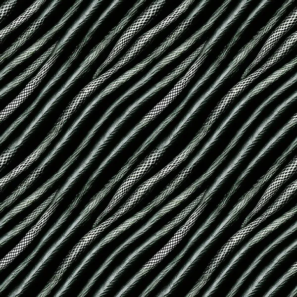 Seamless Black White Reptile Pattern — Stock Photo, Image