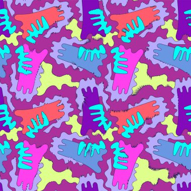 Modern stree kentsel kalıplara sahip soyut, pürüzsüz sanat eserleri