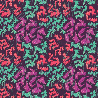 Soyut, soyut, pürüzsüz el çizimi desen 