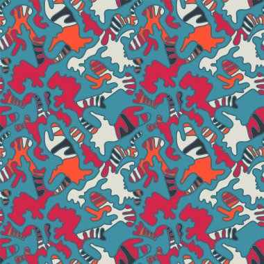 Dalgaların psikedelik şekilleriyle soyut, renksiz sanat eserleri