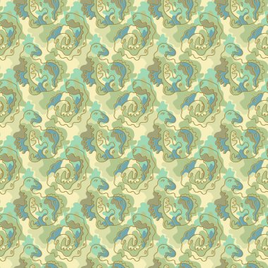 Psikedelik, soyut, benzersiz, soyut renkli desenlere sahip kusursuz sanat eserleri.