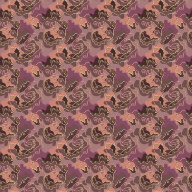 Psikedelik, soyut, benzersiz, soyut renkli desenlere sahip kusursuz sanat eserleri.