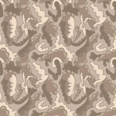 Soyut vektör dalga şekilli renksiz desen 