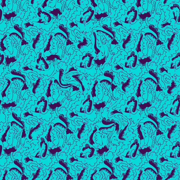 Soyut vektör dalga şekilli renksiz desen 