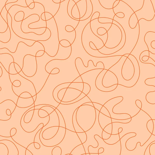 Абстрактний Вектор Барвистий Безшовний Візерунок Хвильовими Лініями — стоковий вектор