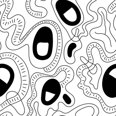 Kusursuz vektör renkli hippi deseni. Benzersiz sanatlar