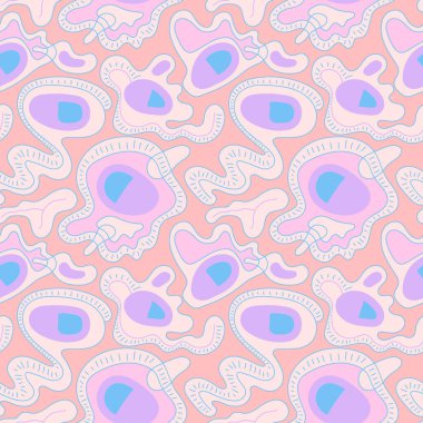 Kusursuz vektör renkli hippi deseni. Benzersiz sanatlar