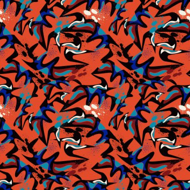 Dalgaların soyut desenleri ve noktalarıyla kentsel kusursuz sanat eserleri