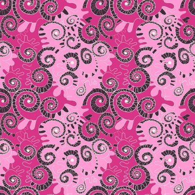 Çarpık elementlerle renksiz vektör deseni