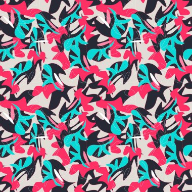 Kıyafet, tekstil, doku, arkaplan ve kumaş ve diğer tasarım şeyleri için soyut kentsel, pürüzsüz dalga şekilleri