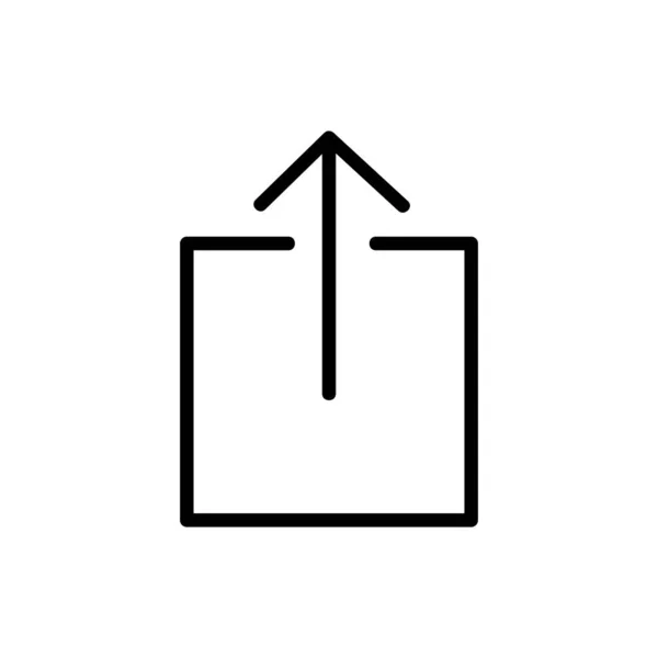 Télécharger Icône Vectorielle Style Contour Isolé Sur Fond Blanc — Image vectorielle