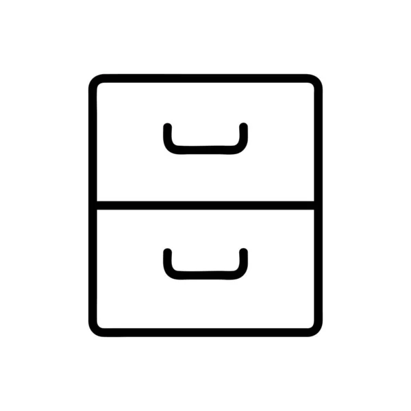 Arkivvektor Icon Outline Stil Isolert Hvit Bakgrunn – stockvektor