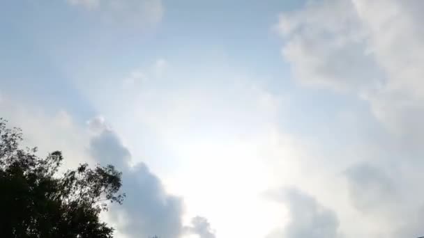 Nuvens Estão Movendo Muito Rápido Sky Time Lapse — Vídeo de Stock
