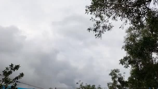 多云的天空 时间的流逝 — 图库视频影像