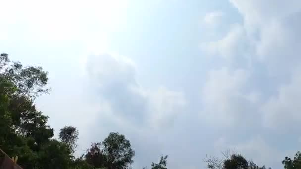Wolken Bewegen Sich Sehr Schnell Himmel Zeitraffer — Stockvideo