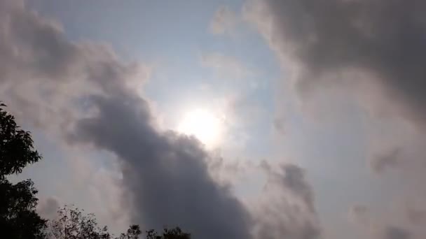 Cielo Accattivante Drammatico Nuvole Rapido Movimento Affascinante Timelapse — Video Stock